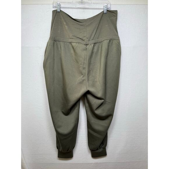 Seraphine Maternity OB Jogger, Olive Green, Size XL - NEW! - Picture 4 of 9